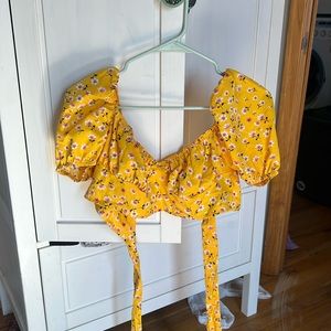 Florah shein two piece skirt and crop top